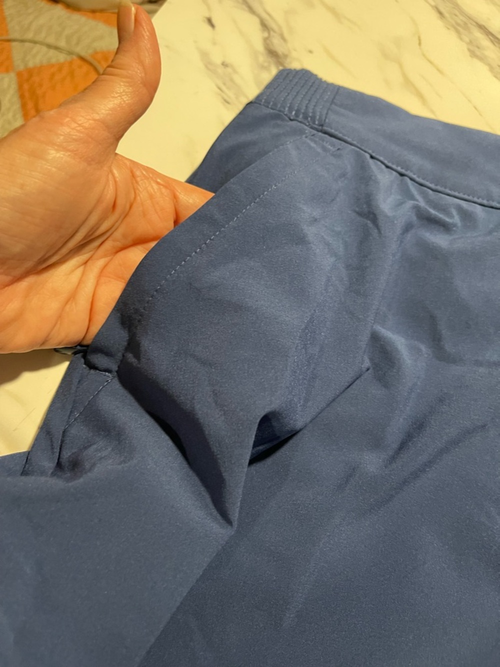 Women’s Blue Performance Mini Skirt - Picture 3 of 7